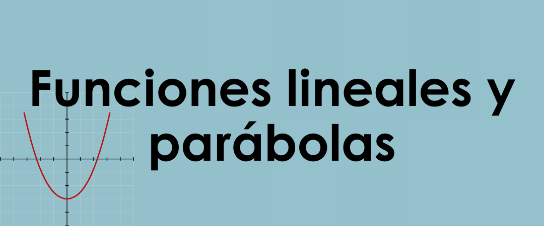 portada funciones lineales y parábolas