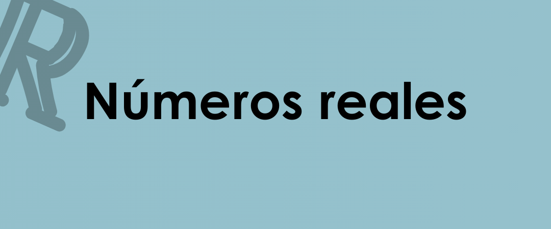 portada números reales mates