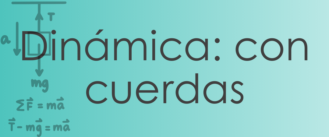 portada dinámica con cuerdasfyq leyes de Newton