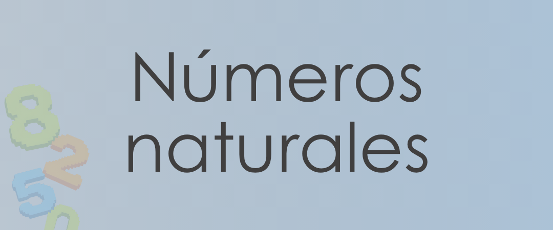 PORTADA NÚMEROS NATURALES